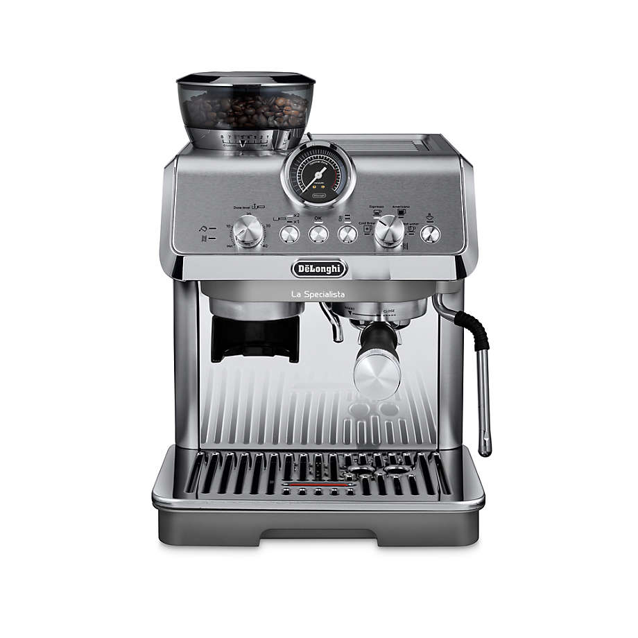 De'Longhi White Dinamica Espresso Machine with Iced Coffee and Manual Milk  Frother + Reviews