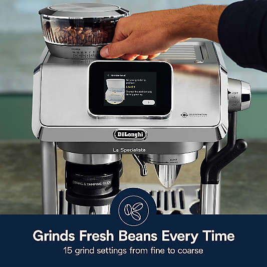 De'Longhi ® La Specialista Touch with Cold Brew & Auto LatteArt™ Technology Espresso Machine