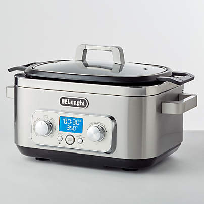 De'Longhi CKS1660D LIVENZA Programmable Slow Cooker With Stovetopsafe Pot  for sale online