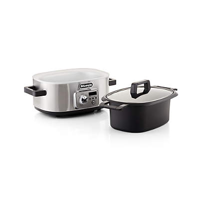 De'Longhi Livenza Slow Cooker with Stovetop Browning + Reviews