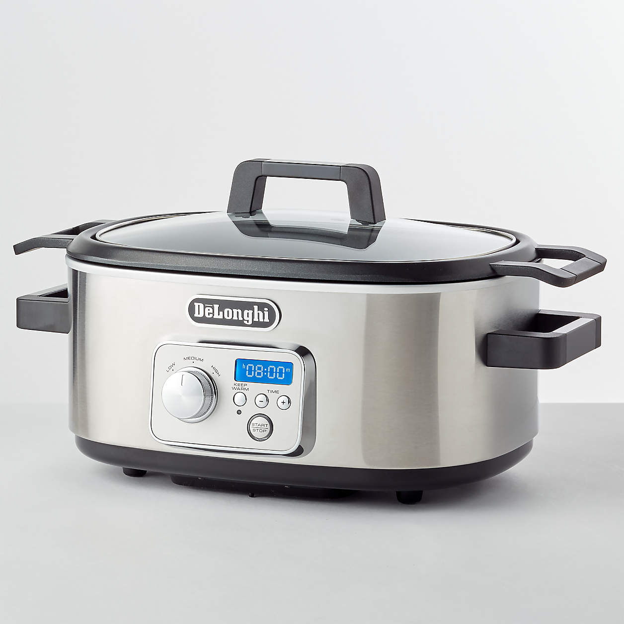 De'Longhi Livenza Slow Cooker with Stovetop Browning + Reviews Crate & Barrel