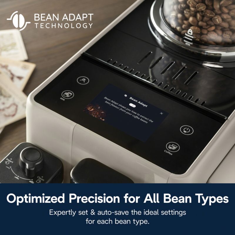 De'Longhi ® Rivelia Fully Automatic Espresso Machine in Sand Beige - image 2 of 8