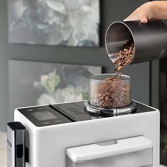 De'Longhi ® Rivelia Fully Automatic Espresso Machine in Arctic White