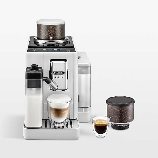 De'Longhi ® Rivelia Fully Automatic Espresso Machine in Arctic White