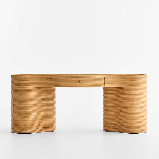 Delphine 73" Storage Console Table Desk