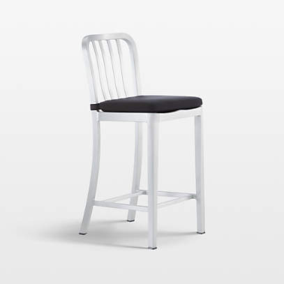 Delta Aluminum Counter Stool with Cushion