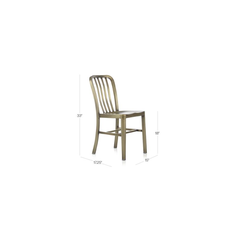 Delta Brass Dining Chair