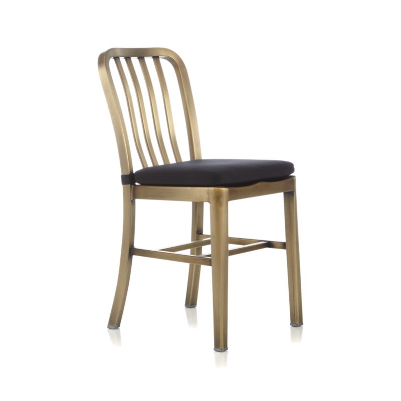 Delta Brass Dining Chair + Reviews | Crate & Barrel