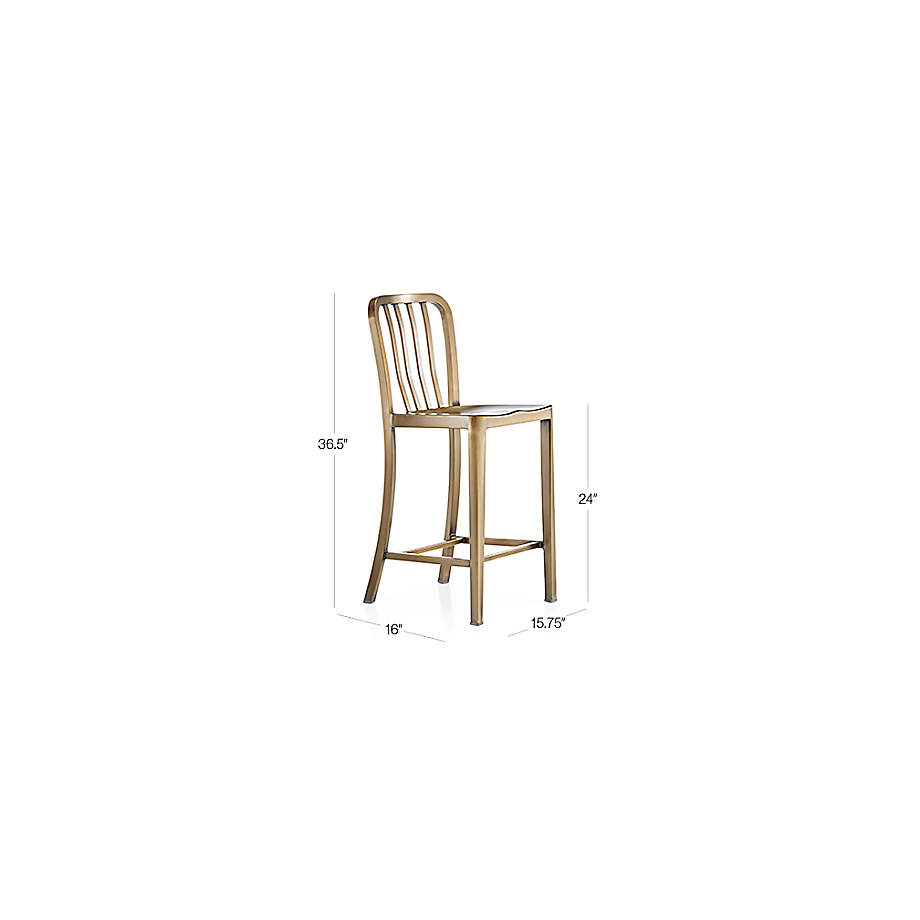 Delta brass counter discount stool