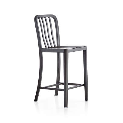 Matte black counter deals stool