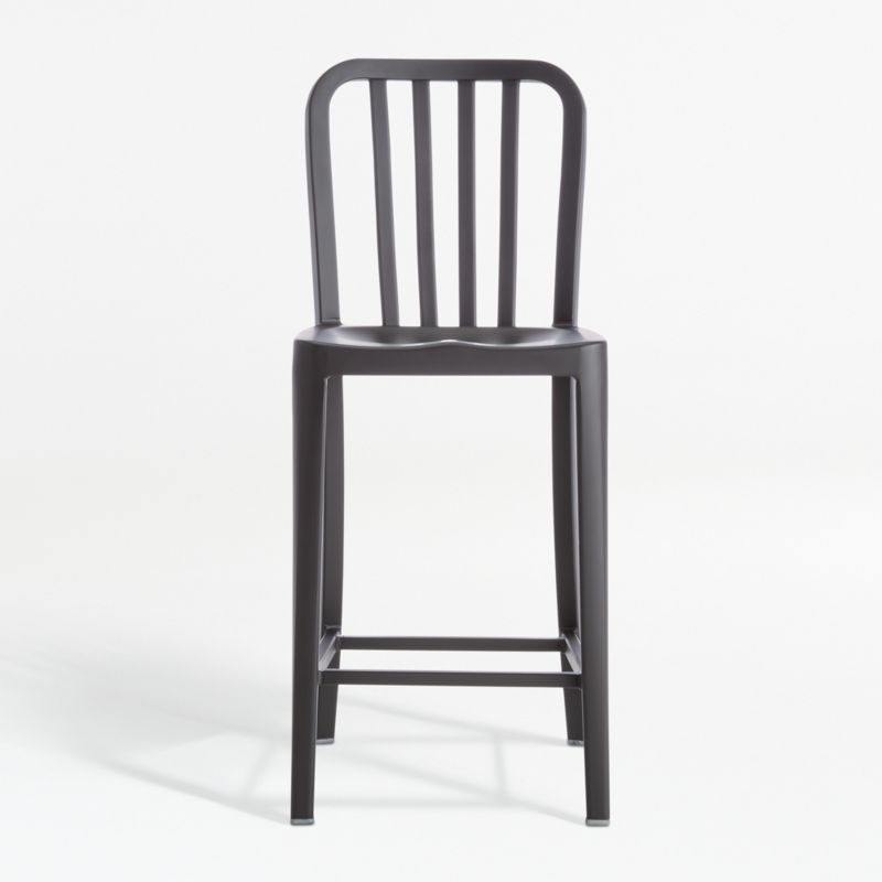 Delta Matte Black Counter Stool Reviews Crate Barrel