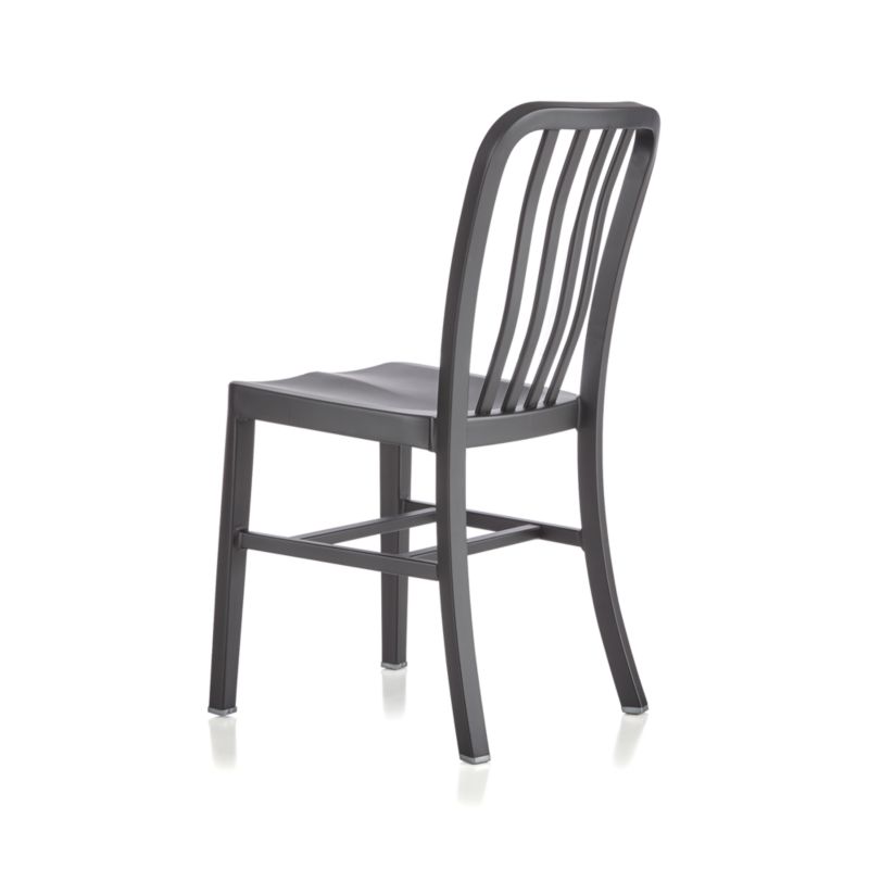 Delta Matte Black Side Chair with Alloy Grey Cushion - image 12 of 13