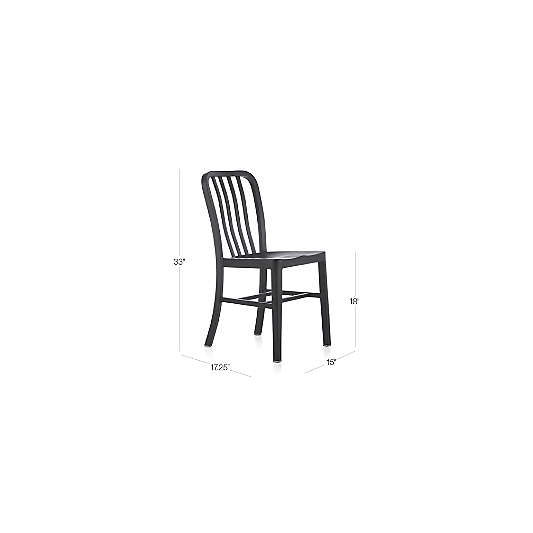 Delta Matte Black Dining Chair