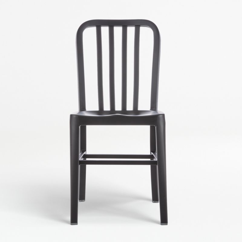 Black steel online chair