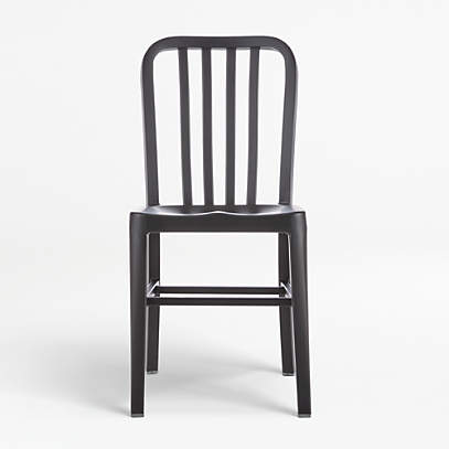 Delta Matte Black Dining Chair, Crate And Barrel Black Dining Room Chairs