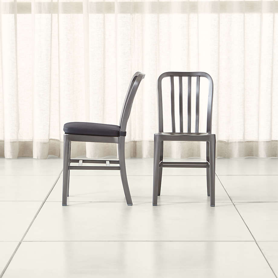 delta aluminum dining chair