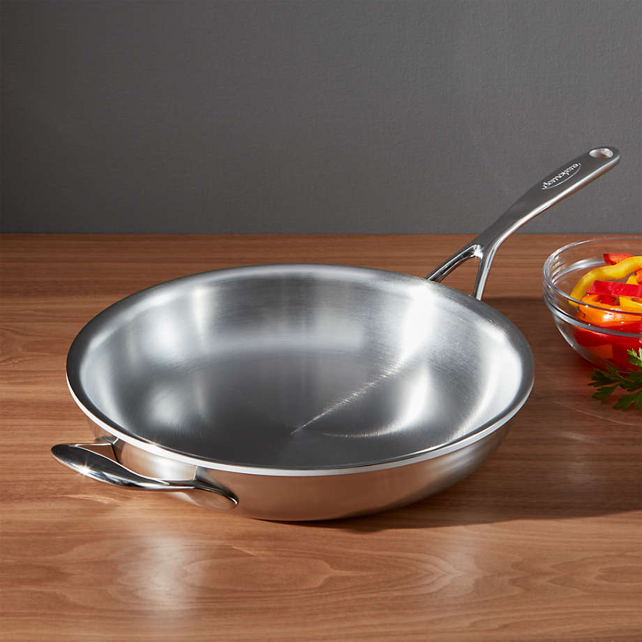Demeyere Atlantis Proline Stainless Steel 11" Fry Pan with Helper