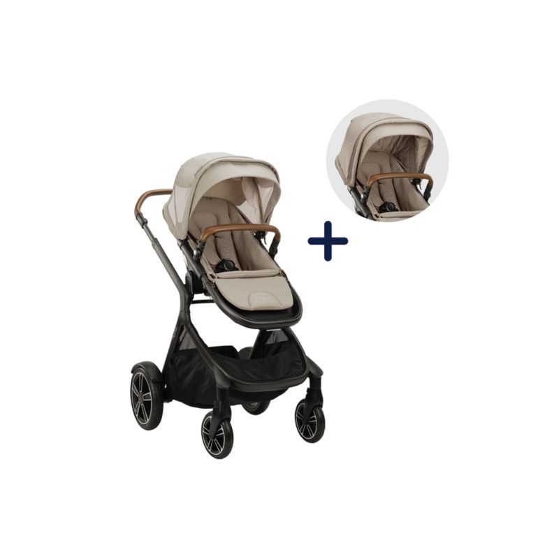 Nuna demi™grow Hazelwood Light Brown Convertible Baby Stroller - image 6 of 10