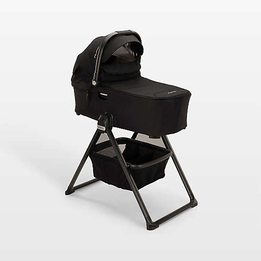Nuna ® DEMI ™ next Caviar/Cognac Baby Bassinet with Stand