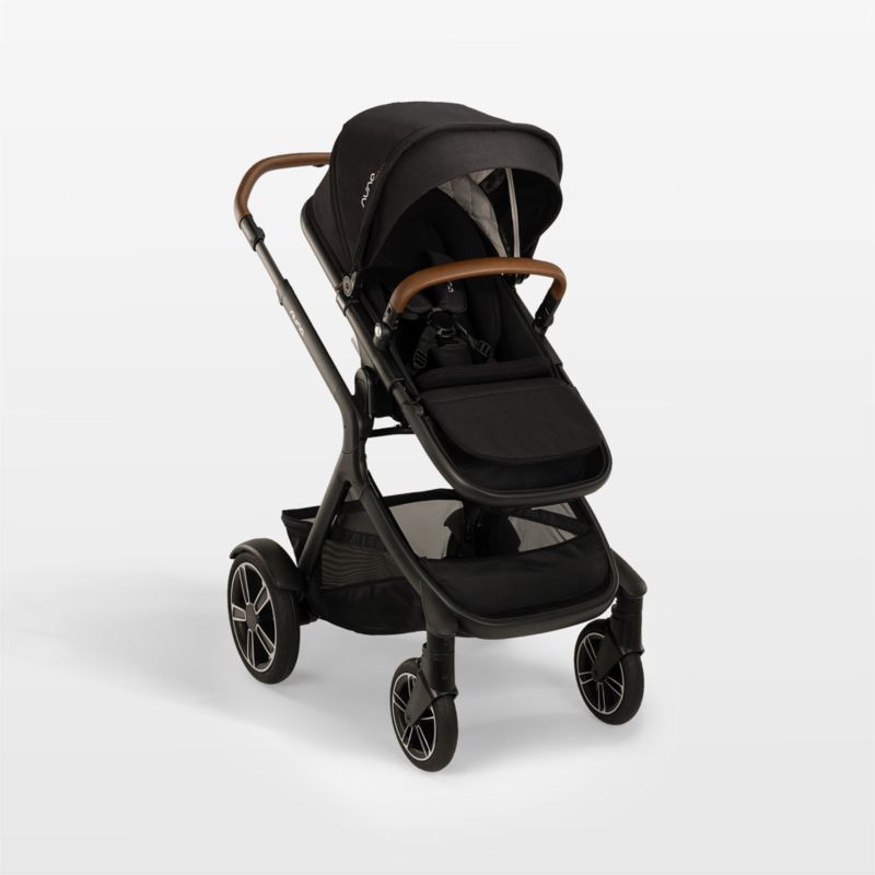 Nuna ® DEMI ™ next Black Caviar Baby Stroller with Ride-Along Board - image 0 of 7