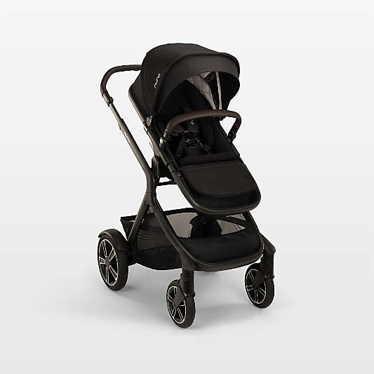 Nuna ® DEMI ™ next Caviar Baby Stroller with Ride-Along Board