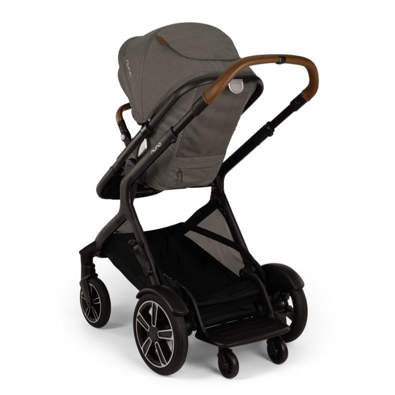 Nuna DEMI next Granite Grey Baby Stroller with Ride-Along Board ...