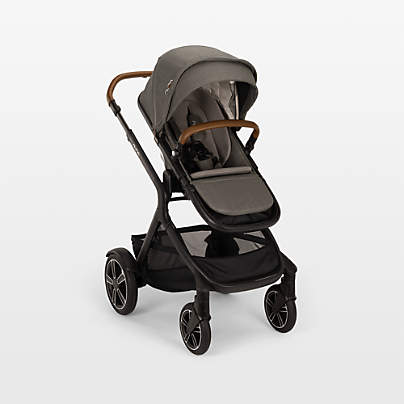 Nuna ® DEMI ™ next Granite Grey Baby Stroller with Ride-Along Board