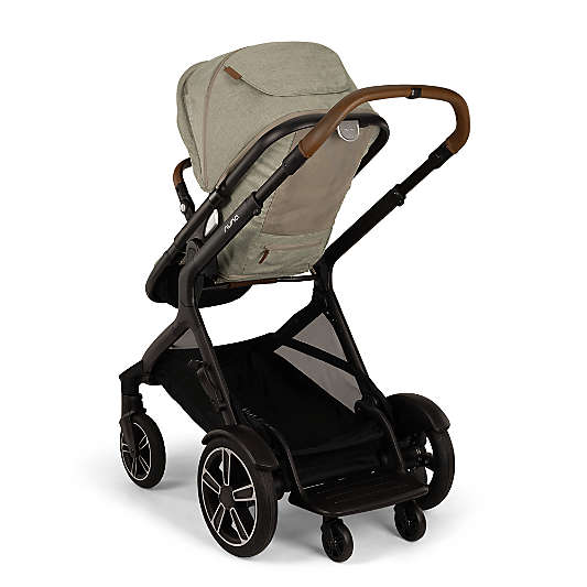 Nuna ® DEMI ™ next Light Brown Hazelwood Baby Stroller with Ride-Along Board