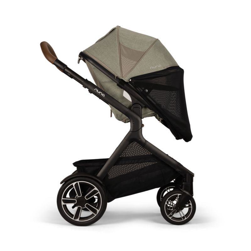 Nuna ® DEMI ™ next Light Brown Hazelwood Baby Stroller with Ride-Along Board - image 7 of 12