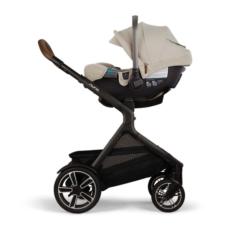 Nuna ® DEMI ™ next Light Brown Hazelwood Baby Stroller with Ride-Along Board - image 9 of 12