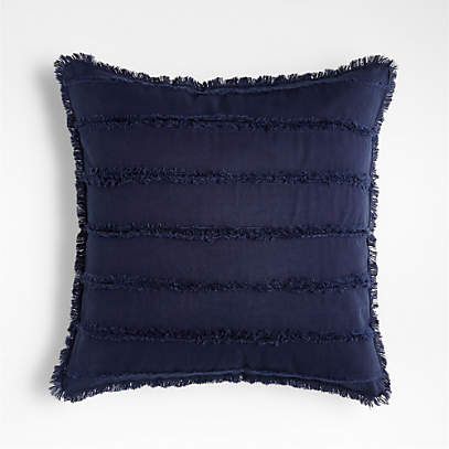indigo blue throw pillows