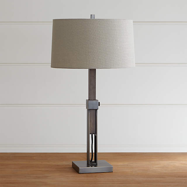 Denley Bronze Table Lamp Set Of 2 Reviews Crate Barrel Denley Bronze Table Lamp Set Of 2, Denley Leather Sofa