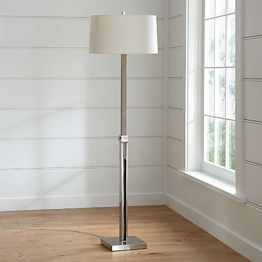 Denley Nickel Floor Lamp