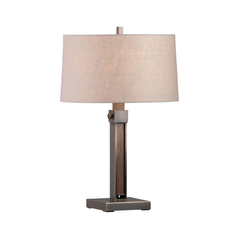 Denley Bronze Table Lamp + Reviews | Crate & Barrel