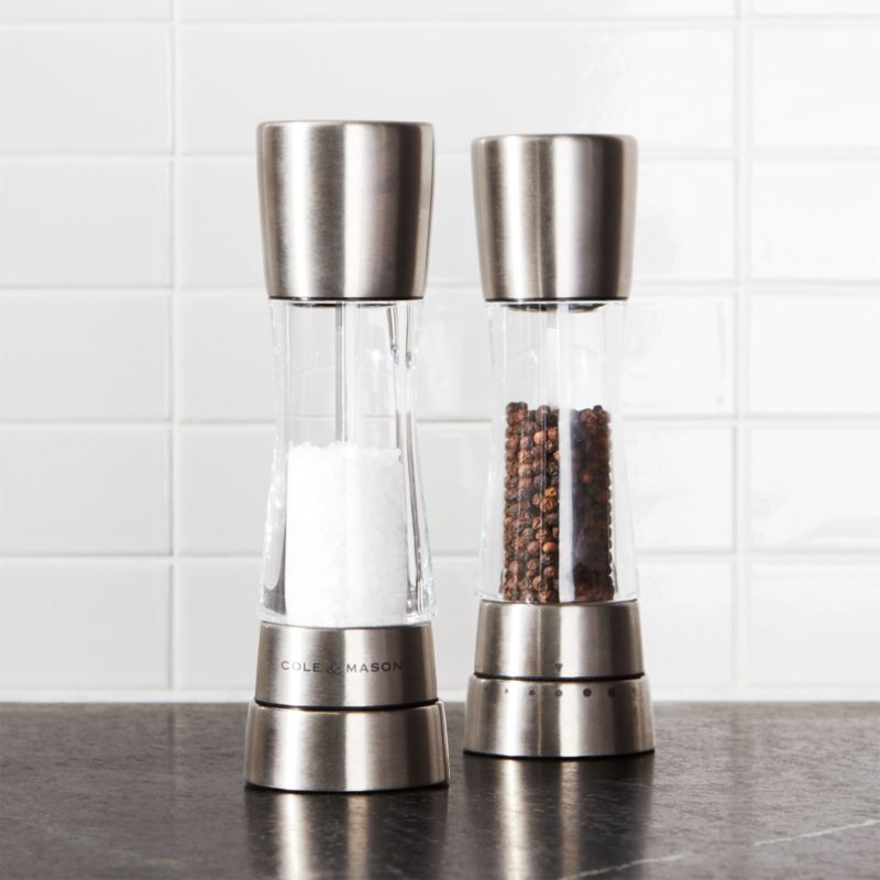  COLE & MASON Derwent Pepper Grinder - Stainless Steel Mill  Includes Gourmet Precision Mechanism and Premium Peppercorns : Tools & Home  Improvement