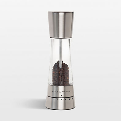 View Cole & Mason Derwent Stainless Steel Adjustable Pepper Mill details