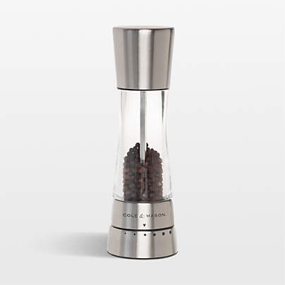 Cole & Mason Derwent Stainless Steel Adjustable Pepper Mill