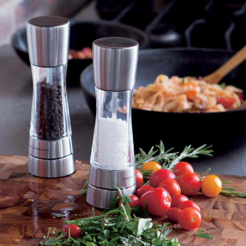 Cole & Mason Derwent Stainless Steel Adjustable Salt and Pepper Mills - image 2 of 6