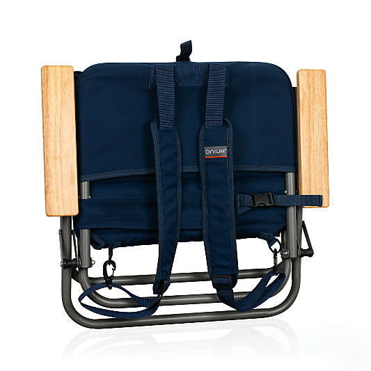 Descanso Foldable Navy Padded Beach Chair