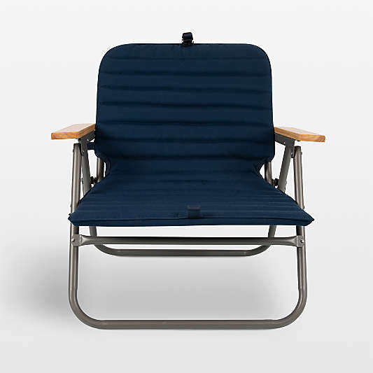 Descanso Foldable Navy Padded Beach Chair