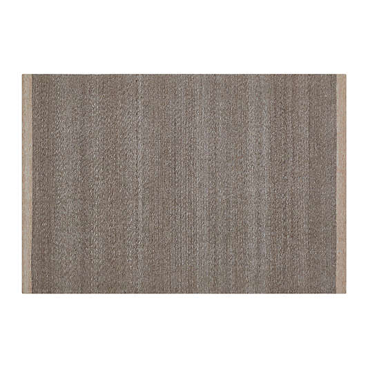 Desi Mocha Flat Woven Rug 6'x9'