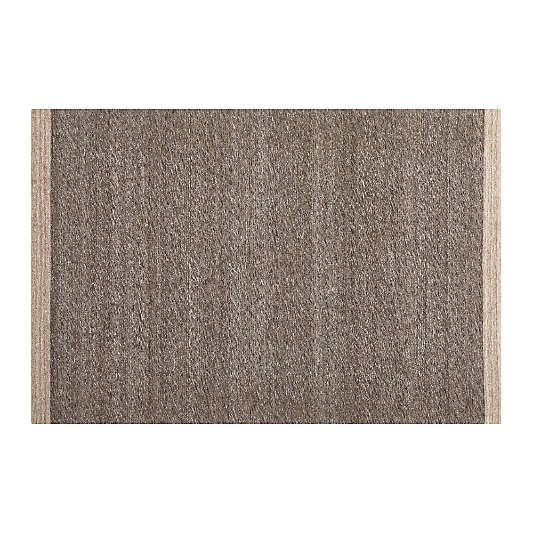 Desi Mocha Flat Woven Rug 4'x6'