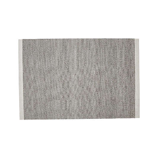 Desi Smoke Flat Woven Rug 6'x9'