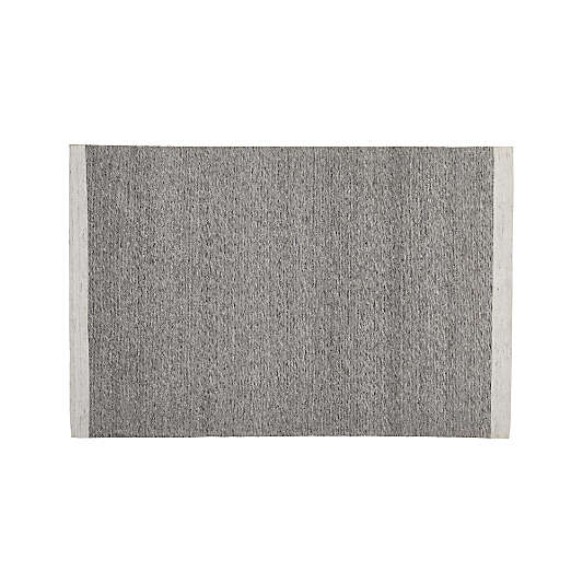 Desi Smoke Flat Woven Rug 4'x6'