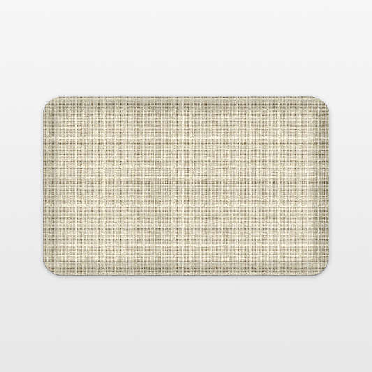 GelPro Designer Comfort Tweed Antique White Kitchen Mat 20"x32"