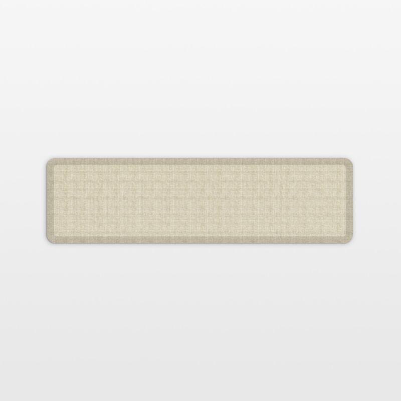 GelPro Designer Comfort Tweed Antique White Kitchen Mat 20x32 +