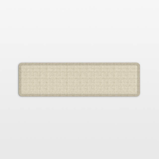 GelPro Designer Comfort Tweed Antique White Kitchen Mat 20x32 +