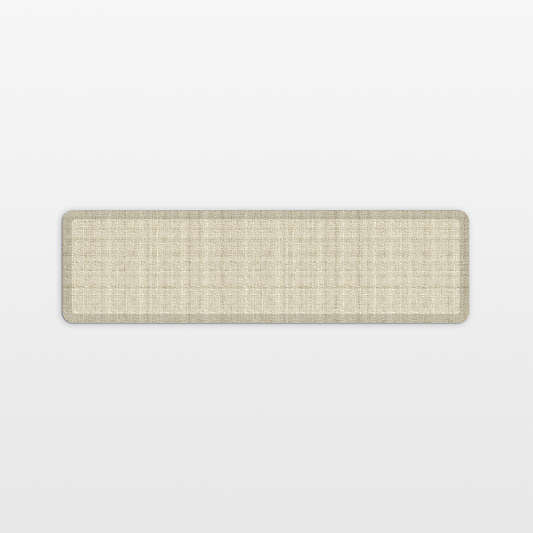 GelPro Designer Comfort Tweed Antique White Kitchen Mat 20"x72"