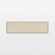Crate & Barrel GelPro Comfort Grey Pin Check Kitchen Mat 20"x48"
