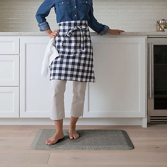 GelPro Designer Comfort Tweed Grey Goose Kitchen Mat, 20"x32"